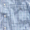 Camisas de mezclilla a cuadros con corte holgado y dobladillo recto
