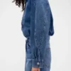 Camisas de mezclilla con cremallera GAP × Victoria Beckham