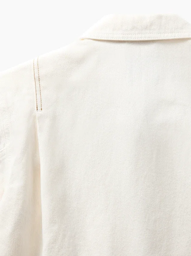 Camisas de mezclilla con cremallera GAP × Victoria Beckham