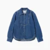 Camisas de mezclilla con cremallera GAP × Victoria Beckham