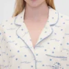 Camisas de pijama de franela holgada con lunares de GAP × Summer Fridays