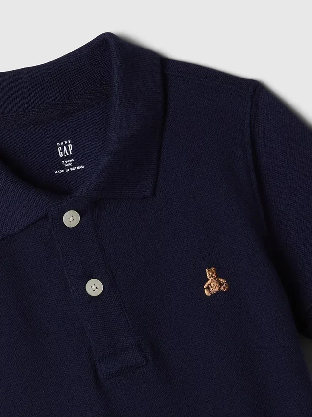 Camisas de piqué para bebés y niños pequeños