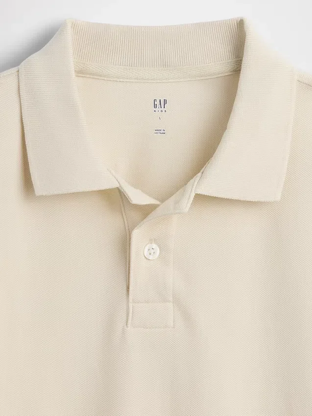 Camisas de piqué para niños