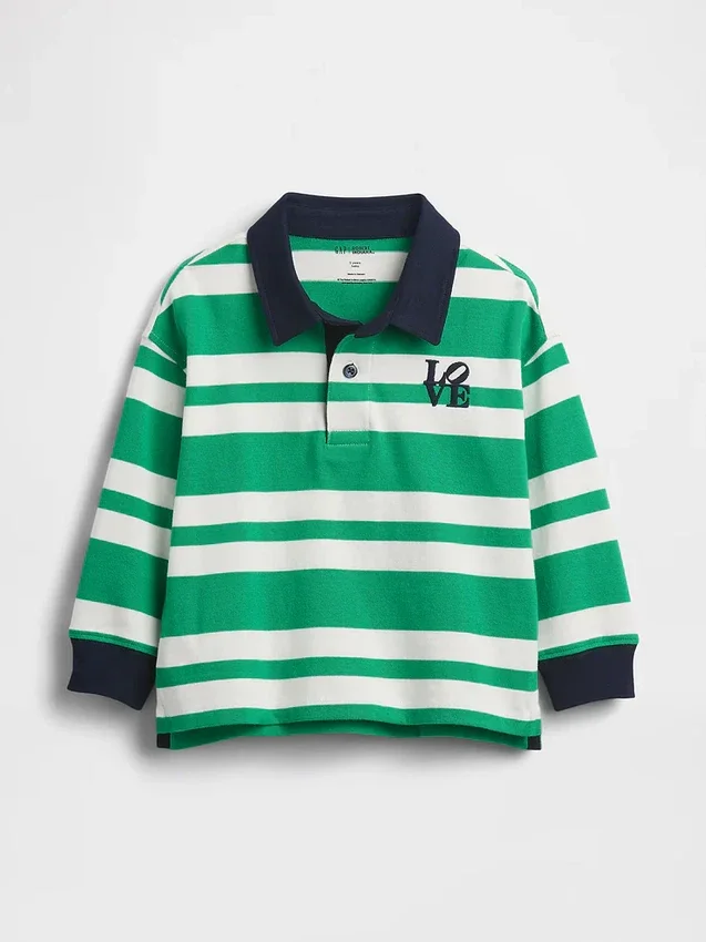 Camisas de rugby «Love» de Robert Indiana para niños pequeños
