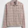 Camisas de sarga con dobladillo recto