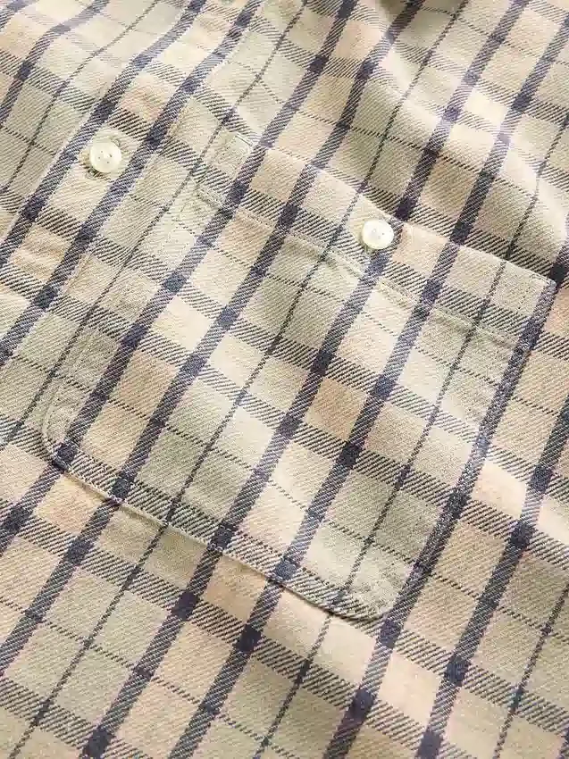 Camisas de sarga con dobladillo recto