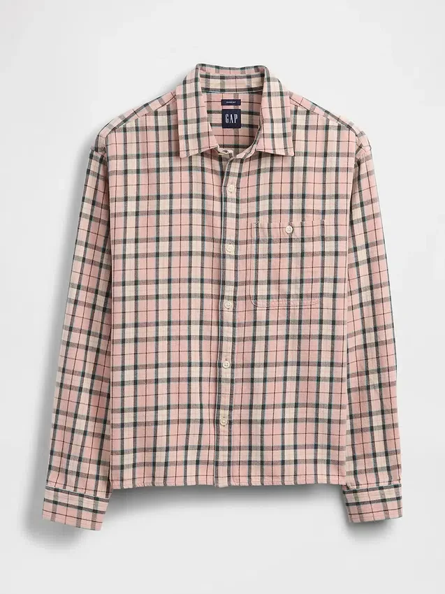 Camisas de sarga con dobladillo recto