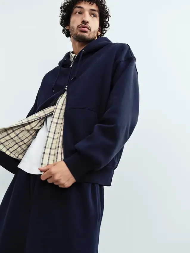 Camisas de sarga con dobladillo recto
