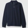 Camisas de uniforme de algodón orgánico para niños