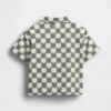 Camisas estampadas de popelín de algodón orgánico para bebés y niños pequeños