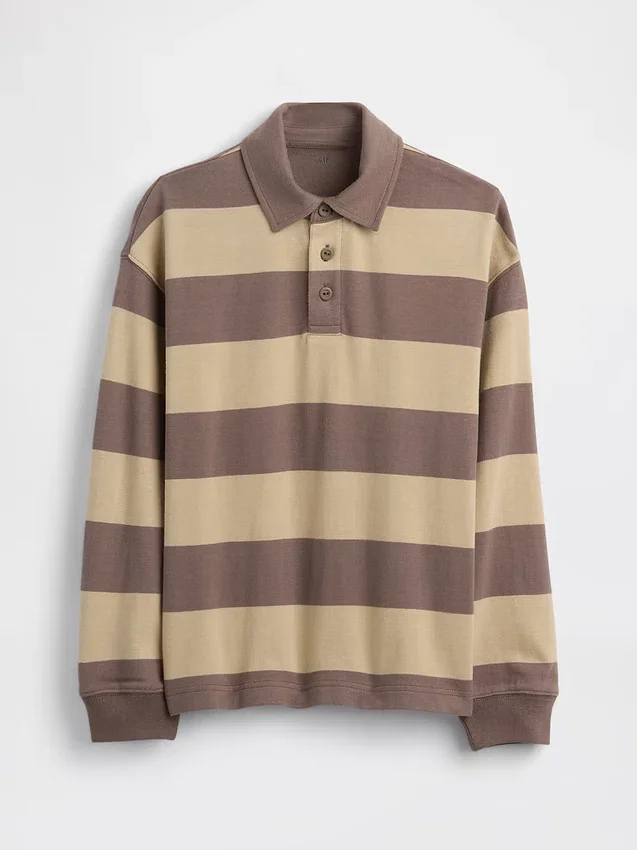 Camisas infantiles de tejido grueso y corte holgado