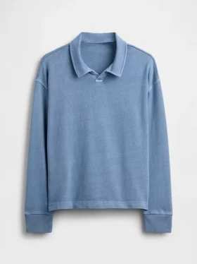 Camisas infantiles de tejido grueso y corte holgado