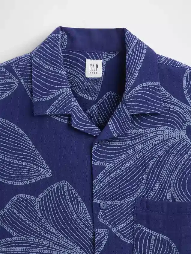 Camisas informales de vacaciones para niños