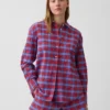 Camisas oversize a cuadros de seersucker