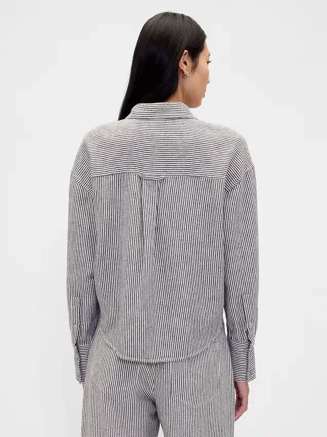 Camisas oversize de lino y algodón