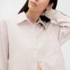 Camisas oversize de lino y algodón