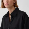 Camisas oversize de lino y algodón