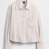 Camisas oversize de lino y algodón