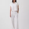 Camisas oversize de mezcla de lino