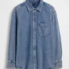 Camisas oversize de mezclilla ultrasuaves