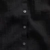 Camisas oversize sin cuello de gasa de algodón