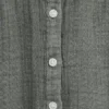 Camisas oversize sin cuello de gasa de algodón