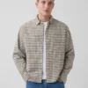 Camisas Oxford de corte relajado y largo corto con dobladillo recto