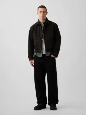 Camisas Oxford de corte relajado y largo corto con dobladillo recto