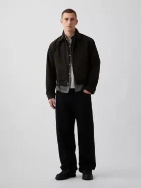 Camisas Oxford de corte relajado y largo corto con dobladillo recto