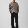 Camisas Oxford de corte relajado y largo corto con dobladillo recto