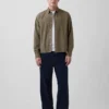 Camisas Oxford de corte relajado y largo corto con dobladillo recto