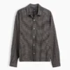 Camisas Oxford de corte relajado y largo corto con dobladillo recto