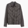 Camisas Oxford de corte relajado y largo corto con dobladillo recto