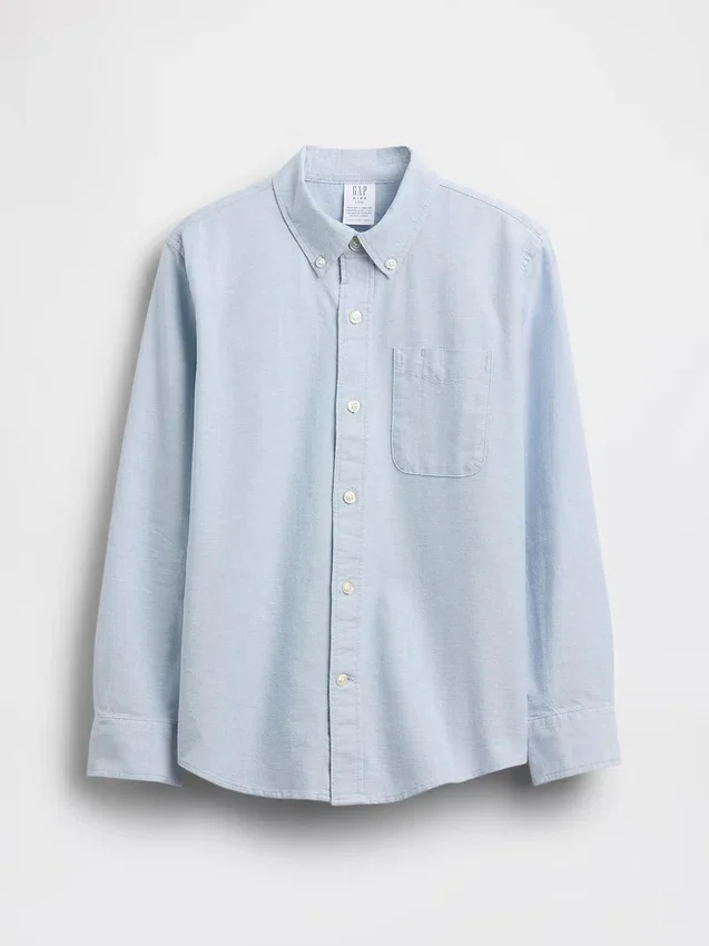Camisas Oxford de uniforme para niños