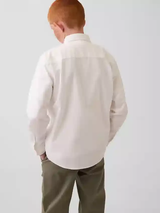 Camisas Oxford de uniforme para niños