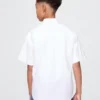 Camisas Oxford holgadas para uniforme infantil