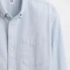 Camisas Oxford holgadas para uniforme infantil