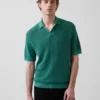 Camisas polo tipo camp de mezcla de lino