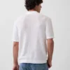 Camisas polo tipo camp de mezcla de lino