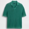 Camisas polo tipo camp de mezcla de lino