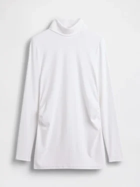 Camisas premamá modernas de cuello alto