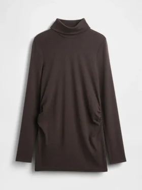 Camisas premamá modernas de cuello alto