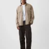 Camisas utilitarias holgadas de mezclilla ultrasuaves