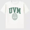 Camiseña con diseño del escudo de la Universidad de Vermont