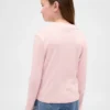 Camiseña de cuello alto acanalado para niños