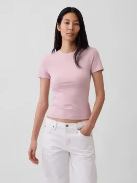 Camiseña de jersey de punto tupido
