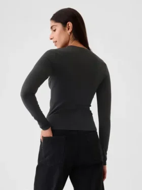 Camiseña de jersey de punto tupido