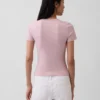 Camiseña de jersey de punto tupido