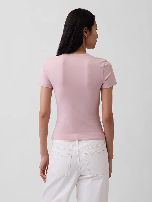 Camiseña de jersey de punto tupido