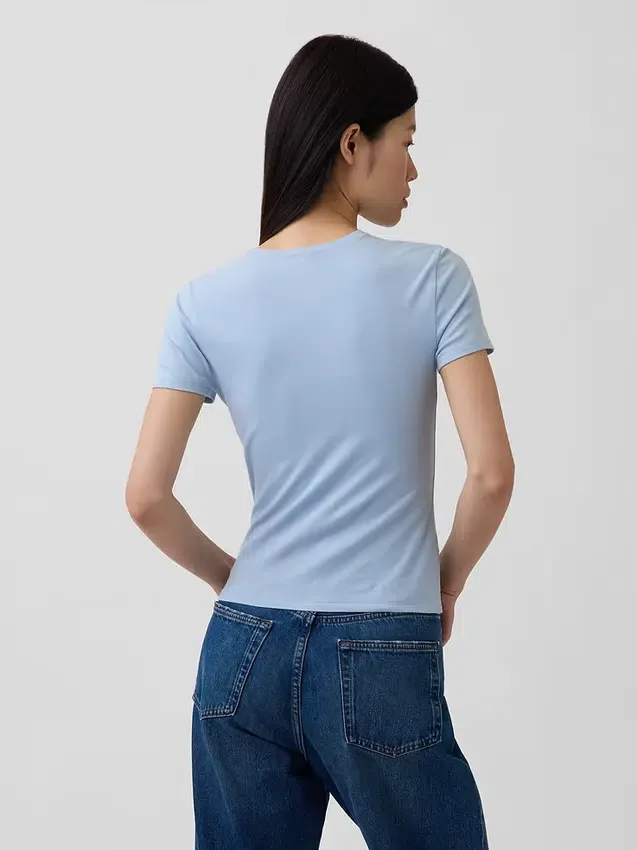 Camiseña de jersey de punto tupido